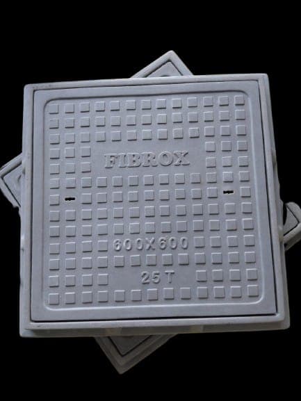 FRP Manhole Cover — Square FRP manhole cover and frame